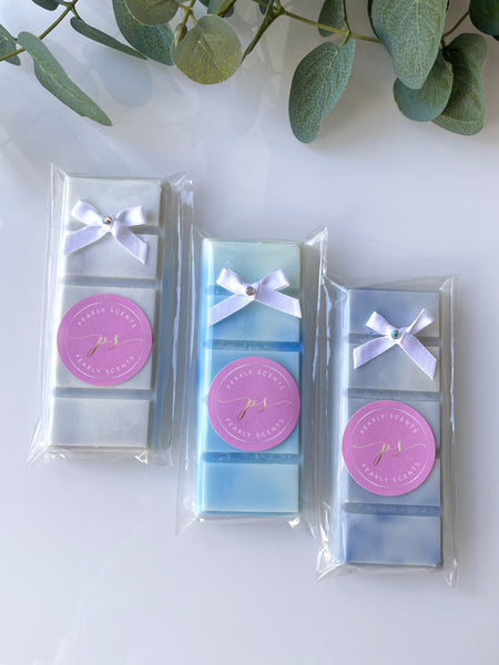 Pearly Scents Wax Melt Snap Bar Clamshell - www.pearlyscents.com - Wax Melts UK - Wax Melt Gift Boxes UK - Wax Melt Gift Set UK